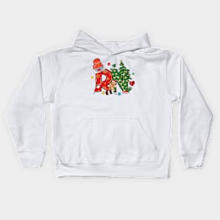 Nurse RN Christmas Kids Hoodie